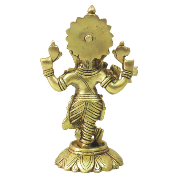 Brass Murli Ganesha Idol