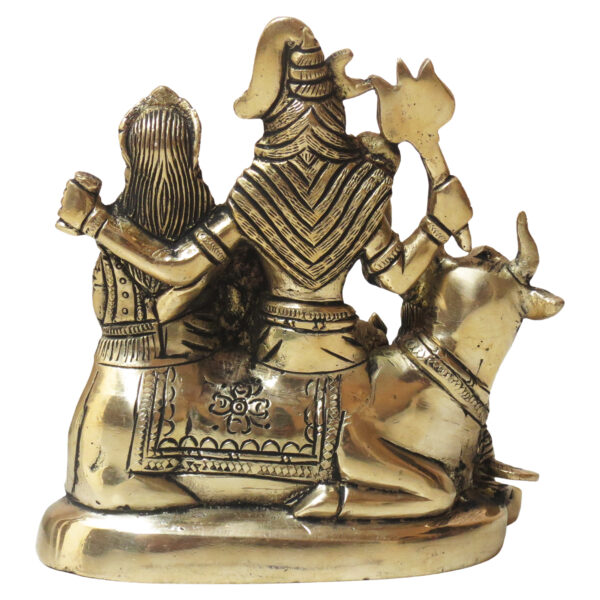 Brass Shiv family Statue