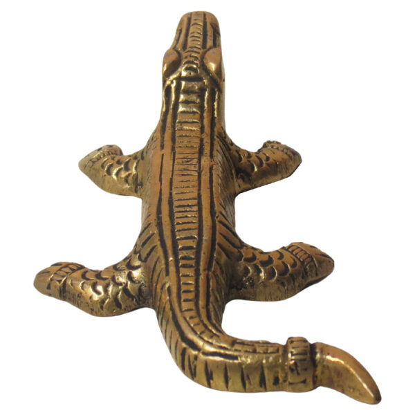 Brass small Crocodile Statue