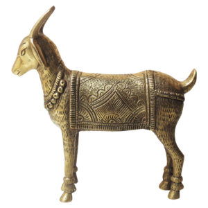 Brass Goat statue