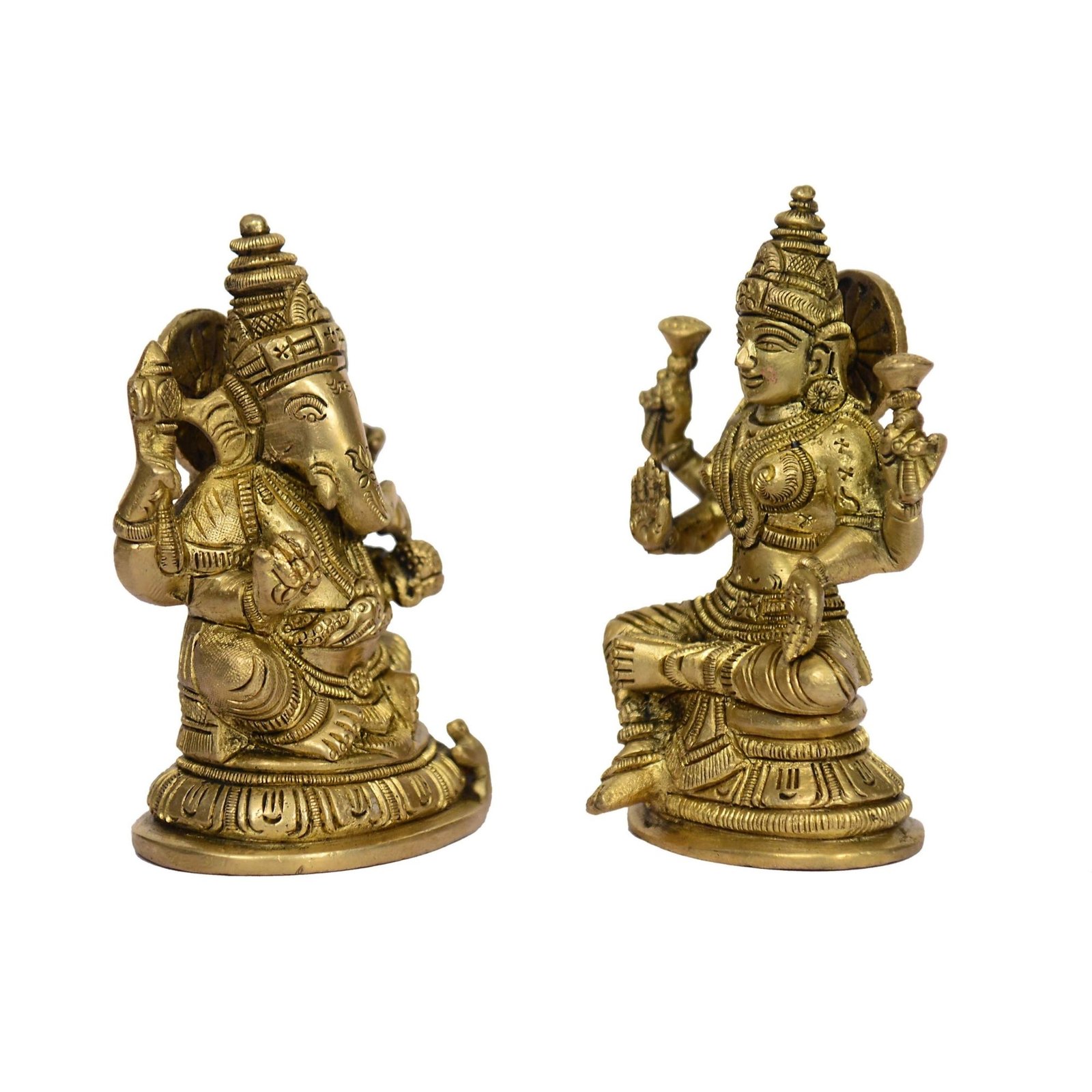 Ganesha Laxmi Side View Ganesha Laxmi