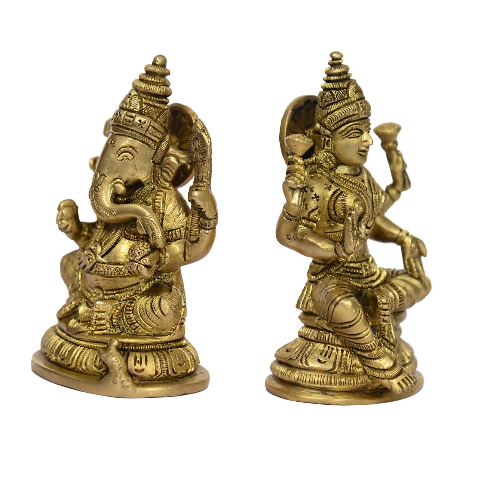 Ganesha Laxmi Side View Ganesha Laxmi