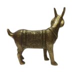 BHARAT HAAT Brass Goat (Meldi MATA Vahan) Medium Statue Handicraft Art by  BharatHaat BH07111