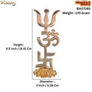 Om Trishul and Swastik Small