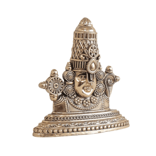 Brass Tirupati Head 3.5 Inch KBH11193