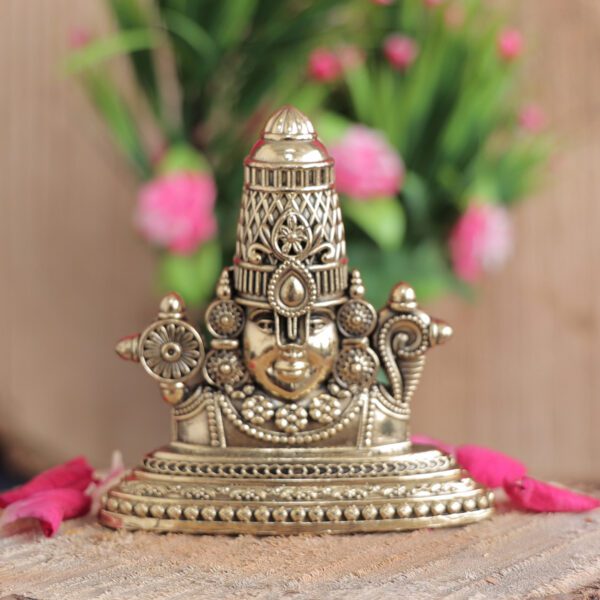 Brass Tirupati Head 3.5 Inch KBH11193