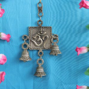 Brass Om Wall Hanging Bell 6.5 Inch KBH11245