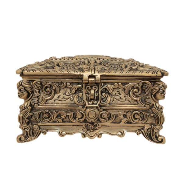 Brass Jewelry Box 4.5 Inch KBH11275