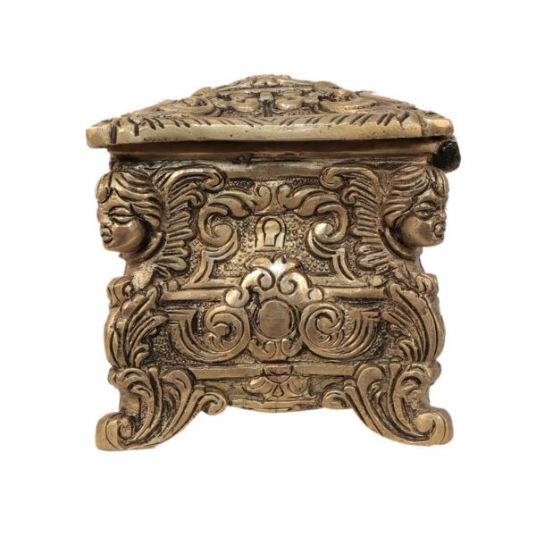Brass Jewelry Box 4.5 Inch KBH11275