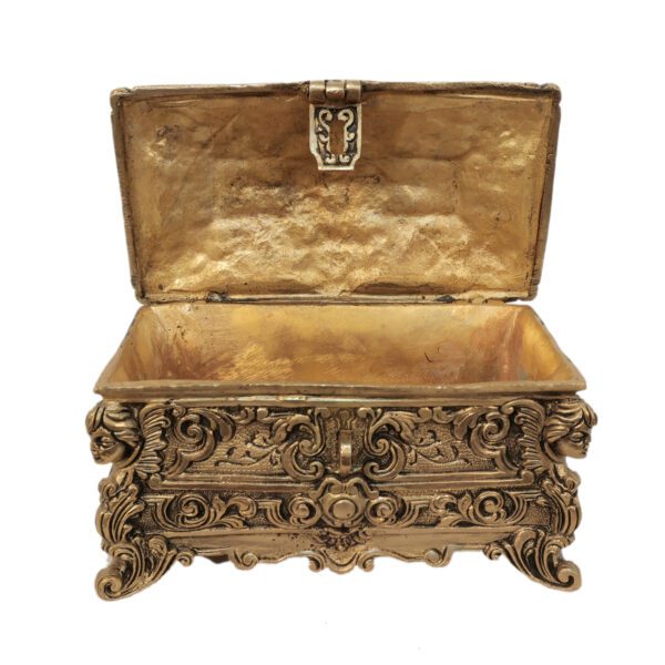 Brass Jewelry Box 4.5 Inch KBH11275