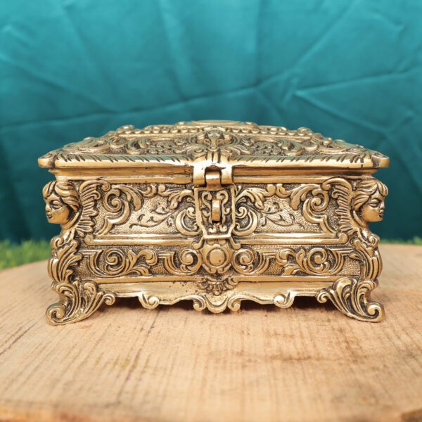 Brass Jewelry Box 4.5 Inch KBH11275