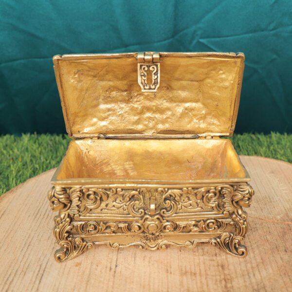 Brass Jewelry Box 4.5 Inch KBH11275