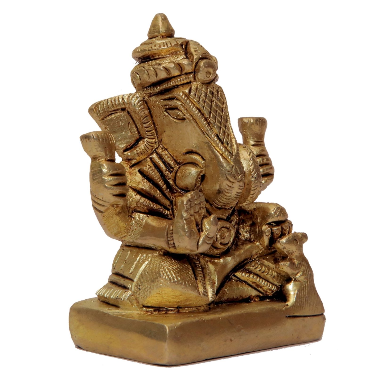 Dagdu Seth Ganesha Side View Dagdu Seth Ganesha