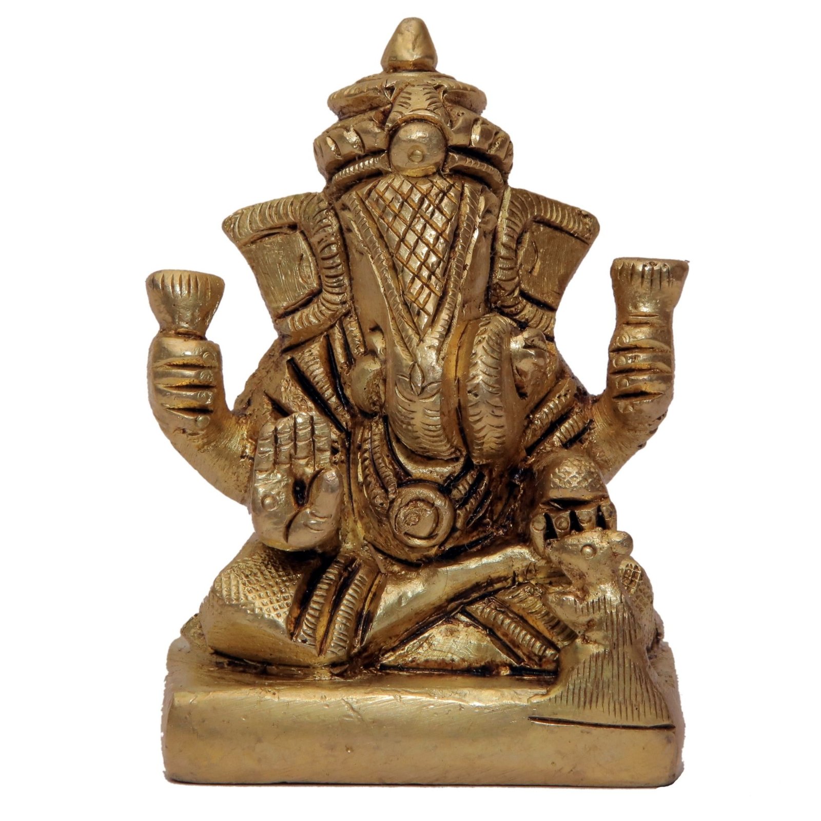 Dagdu Seth Ganesha Front View Dagdu Seth Ganesha