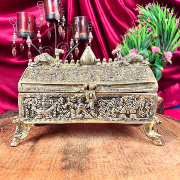 Brass Jewellery Multiuse Box BH01007_N3