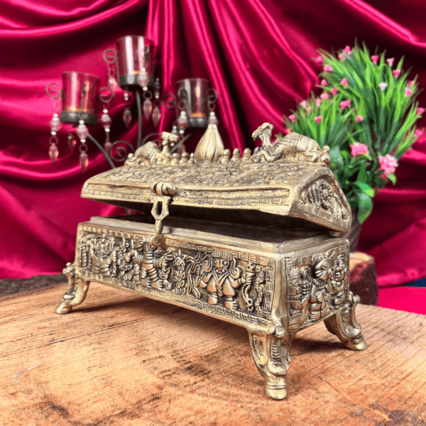 Brass Jewellery Multiuse Box BH01007_N6