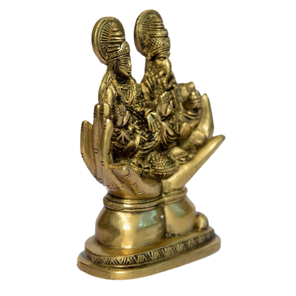 Ganesha Laxmi Sitting On Hand