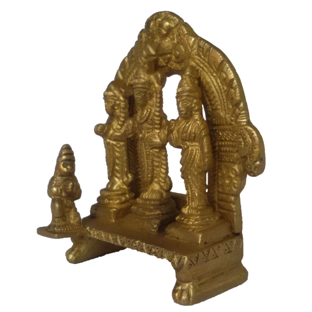 Buy Statue Of Ram Darbar Brass For Collectible Handicraft Art By