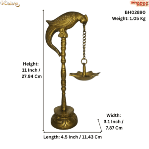 Brass Diya standing BH02890_S