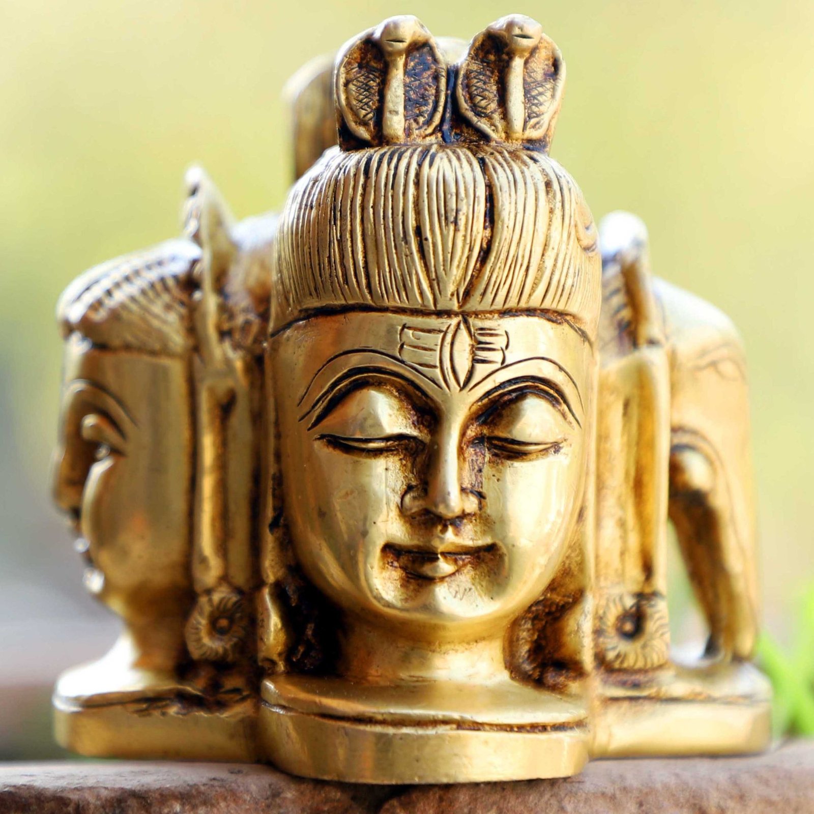 Shiva-Ganesha-Kartikeya Front View Shiva-Ganesha-Kartikeya