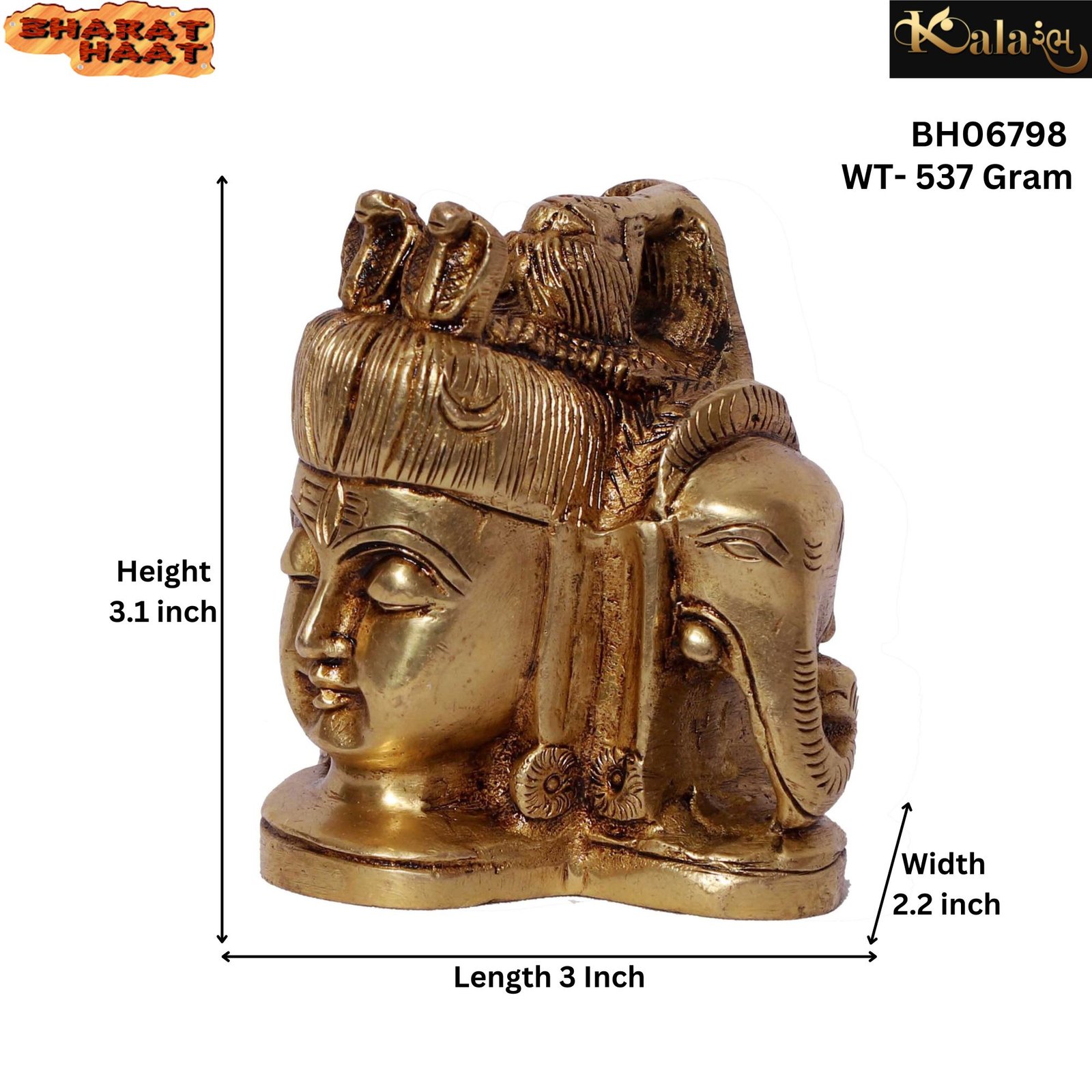 Shiva-Ganesha-Kartikeya Size Photo Shiva-Ganesha-Kartikeya