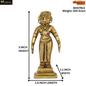 Brass Yogini Idol