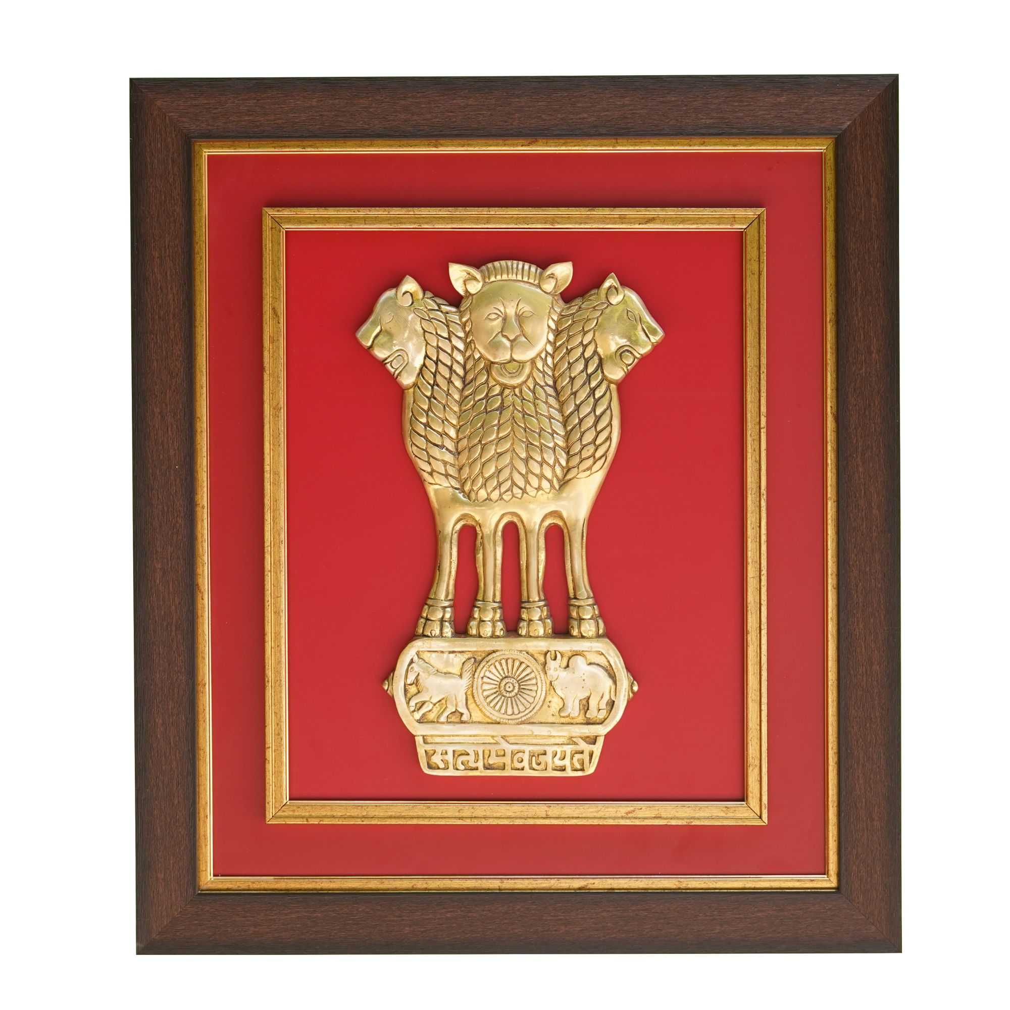 Antique Brass Ashok Stambh / Pillar Decorative Showpiece for Home / Of