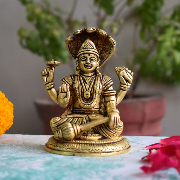 Sitting Vishnu Idol