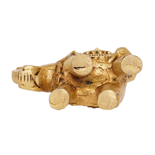 Brass Elephant Idol