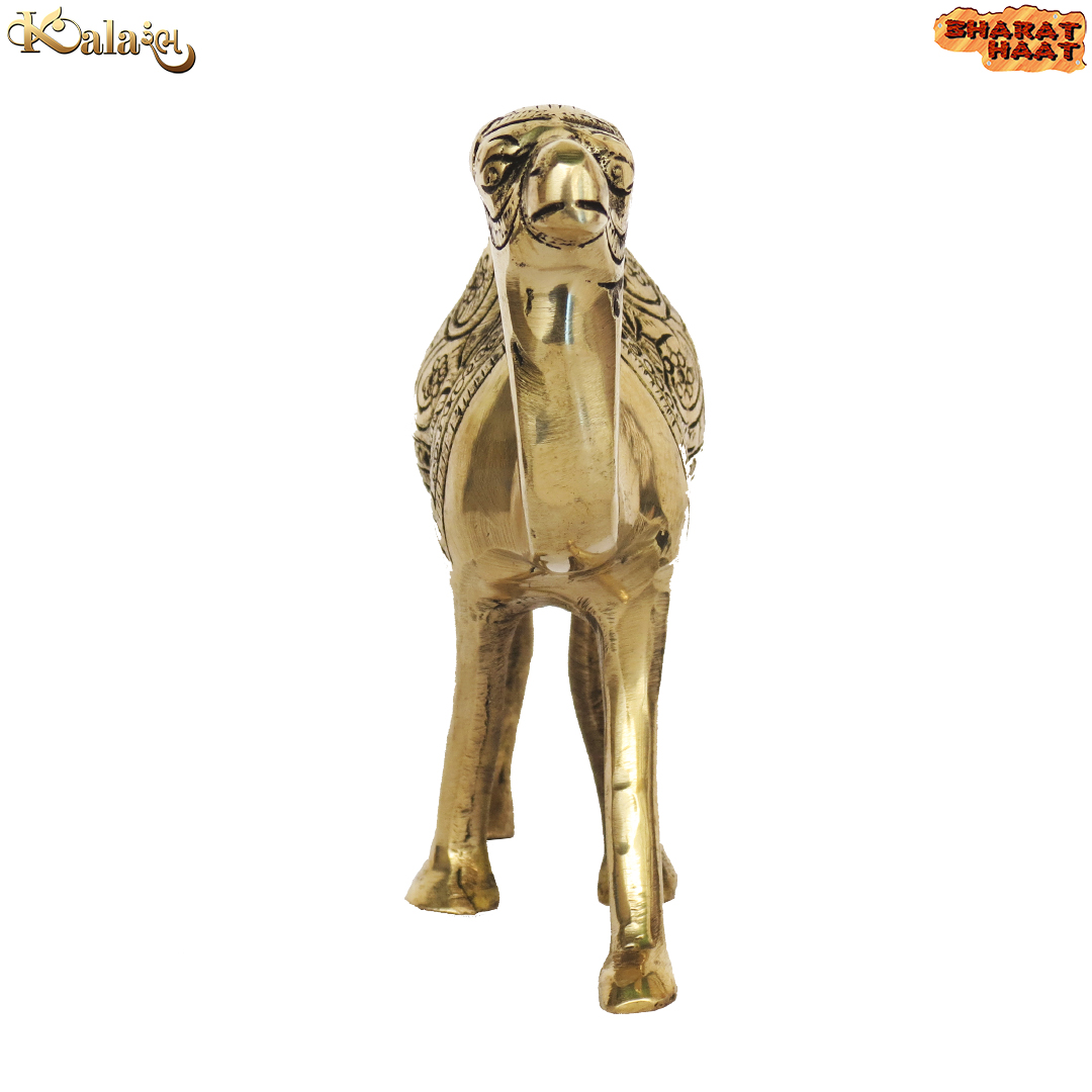 Solid Brass Camel Figurine Small Statue Home Ornaments Animal