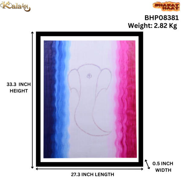 Ganesh – Back Acrylic Colours Painting