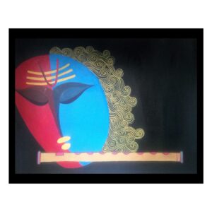 Krishna Acrylic Colours Painting