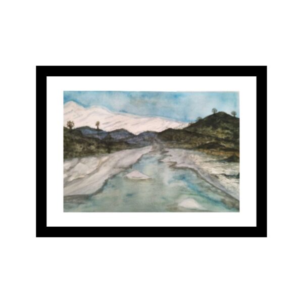 Kinnaur Kailash Acrylic Colours Painting