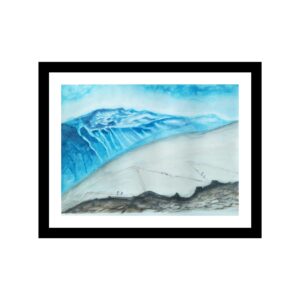 Roopkund Mount Acrylic Colours Painting