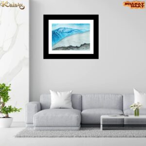 Roopkund Mount Acrylic Colours Painting