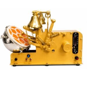Brass Small Iron Bells Nagada Automatic Compact Electric Aarti Machine For Home, Office, Shop & Temple | Handicraft Art by Bharat Haat