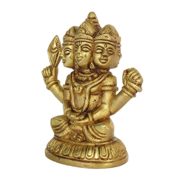 Brass Brahma God Idol