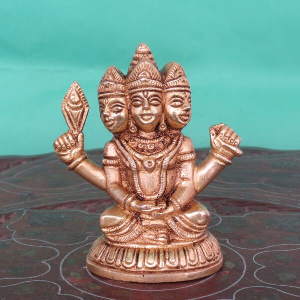Brass Brahma God Idol