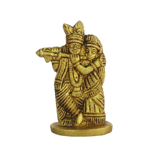 Brass Radha & Krishna