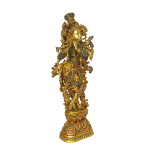 Brass Krishna Idol