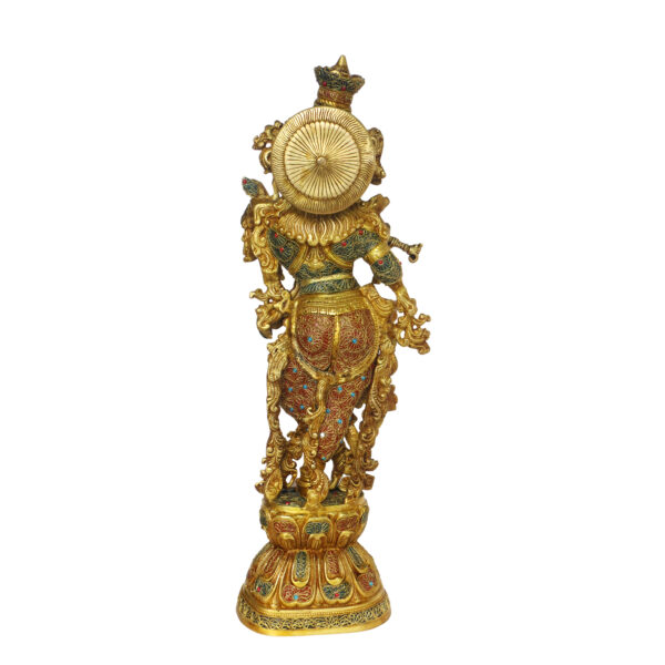 Brass Krishna Idol