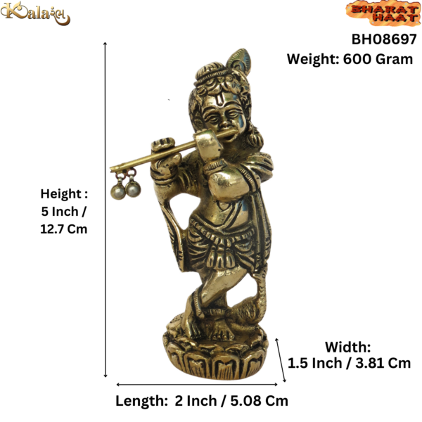 Krishna Standing Idol BH08697_S