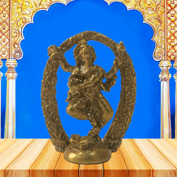 Ganesha Small with Round Kaman BH08731_N