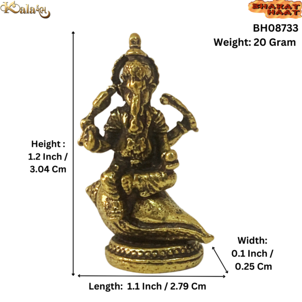 Ganesh Sitting on Shankh BH08733_S