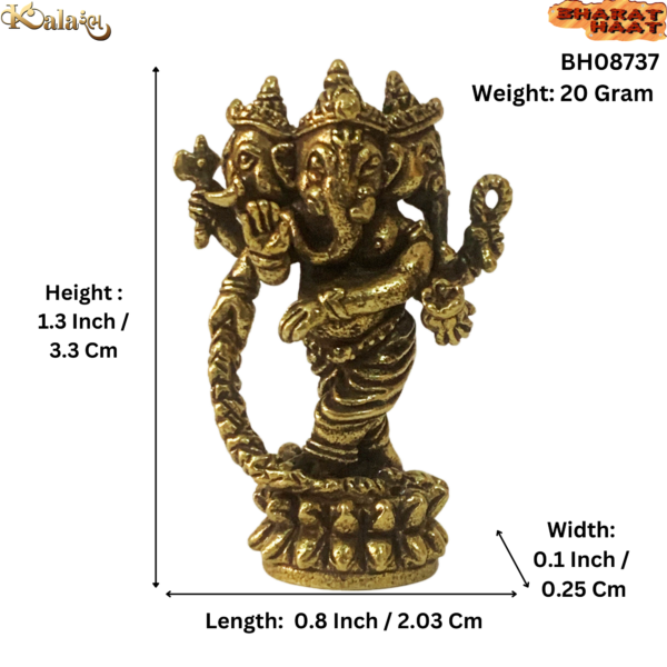 Standing Ganesha Mini Murti BH08737_S