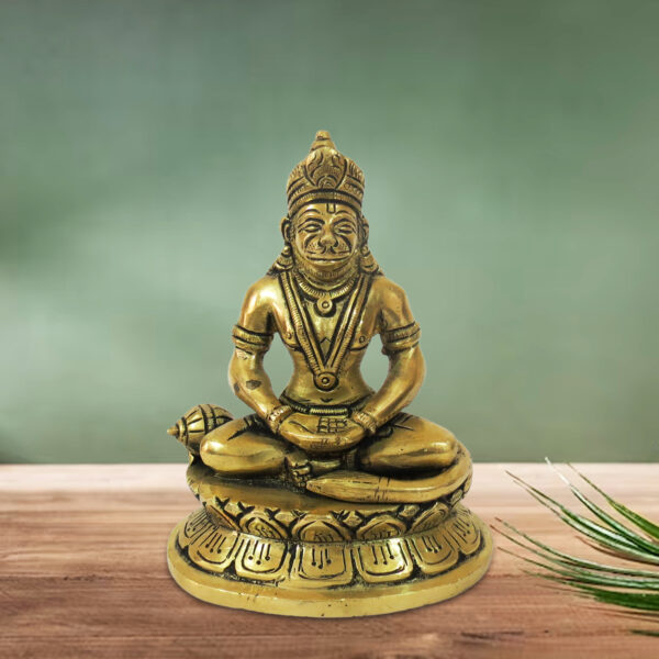 Brass Hanuman Idol BH08743_N