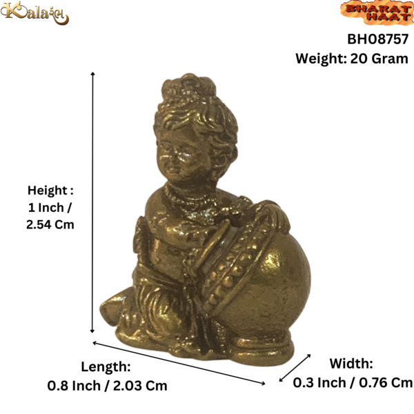 Bal Krishna Idol For Car Dashboard BH08757_S