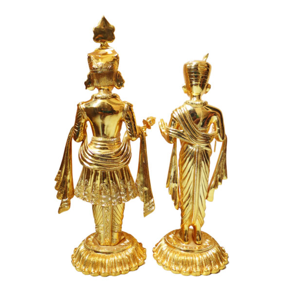 Lord Swaminarayan Pair (GOLD PLATTING)