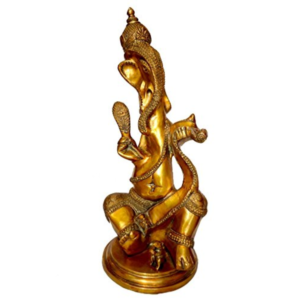 Brass Writing lord Ganesha