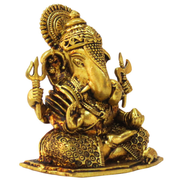 Brass ganesha Idol